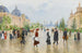 Zwischen dem Petit und dem Grand Palais, avenue Alexandre-III - Jean Béraud — Ansicht des Kunstwerks