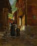 Junge Frau und Kinder in einer Berglandschaft - Jean Béraud — Ansicht des Kunstwerks