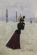 Junge Frau Place de la Concorde - Jean Béraud — Ansicht des Kunstwerks