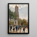 La Tour Saint-Jacques - Jean Béraud — gerahmtes Bild an der Wand
