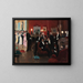 La réception - Jean Béraud — gerahmtes Bild an der Wand
