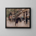 Der Boulevard Montmartre vor dem Varieté-Theater am Nachmittag - Jean Béraud — gerahmtes Bild an der Wand