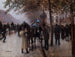 Le boulevard des Capucines le soir devant le Café Napolitain - Jean Béraud — Ansicht des Kunstwerks