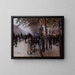 Le boulevard des Capucines le soir devant le Café Napolitain - Jean Béraud — gerahmtes Bild an der Wand