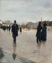 Verlassen des Friedhofs von Montmartre - Jean Béraud — Ansicht des Kunstwerks