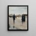 Verlassen des Friedhofs von Montmartre - Jean Béraud — gerahmtes Bild an der Wand