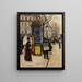 Les grands boulevards - Jean Béraud — gerahmtes Bild an der Wand