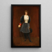 L'escrimeuse - Jean Béraud — gerahmtes Bild an der Wand