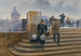 Modistin auf der Brücke der Künste - Jean Béraud — Ansicht des Kunstwerks
