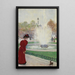 Parisienne Gemälde am Kreisverkehr der Champs-Élysées - Jean Béraud — gerahmtes Bild an der Wand