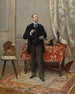Portrait von Edmond Taigny 1828-1906 Historiker und Sammler - Jean Béraud — Ansicht des Kunstwerks