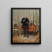 Portrait von Edmond Taigny 1828-1906 Historiker und Sammler - Jean Béraud — gerahmtes Bild an der Wand