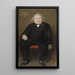 Portrait d'Ernest Renan 1823-1892 philosopher - Jean Béraud — gerahmtes Bild an der Wand