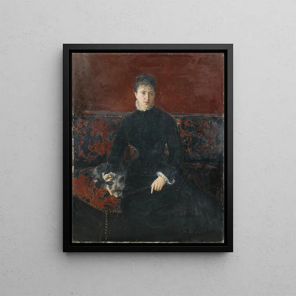 Portrait de Reine Bourdais - Jean Béraud — gerahmtes Bild an der Wand