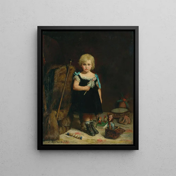 Portrait von Alfred Auguste Frédéric Victor Labatt de Lambert - Jean Béraud — gerahmtes Bild an der Wand