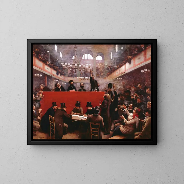 Salle Graffard - Jean Béraud — gerahmtes Bild an der Wand