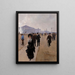 Szene vom Platz der Concorde - Jean Béraud — gerahmtes Bild an der Wand
