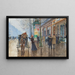 Straßenszene in Paris - Jean Béraud — gerahmtes Bild an der Wand
