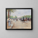 auf den Champs-Élysées - Jean Béraud — gerahmtes Bild an der Wand