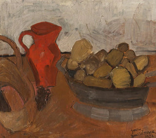 Jean Brusselmans - Nature morte au pichet rouge.webp