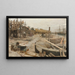 Le Chantier naval - Jean-Charles Cazin — gerahmtes Bild an der Wand