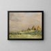 Die drei Haufen - Jean-Charles Cazin — gerahmtes Bild an der Wand