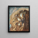 Die Weltenrad - Jean Delville — gerahmtes Bild an der Wand
