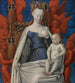 Jungfrau mit Kind umgeben von Engeln - Jean Fouquet — Ansicht des Kunstwerks