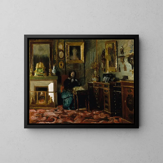 Jean Francois Gigoux - Le salon de Madame de Balzac rue Fortune.webp