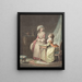 Le Petit Conseil - Jean François Janinet — gerahmtes Bild an der Wand