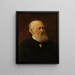 L'écrivain Hendrik Conscience - Jean François Portaels — gerahmtes Bild an der Wand