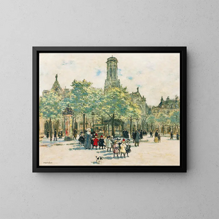 Jean Franois Raffalli - Fillettes Devant Saint Germain LAuxerrois.webp