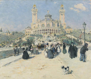 Le Trocadéro - Jean François Raffaëlli — Ansicht des Kunstwerks