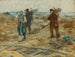 Die drei Eisenbahner - Jean François Raffaëlli — Ansicht des Kunstwerks