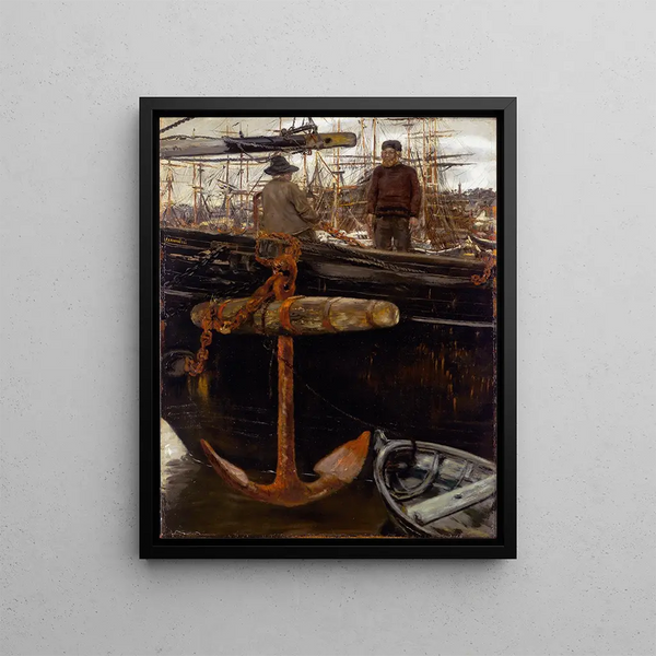 Marins du Nord - Jean François Raffaëlli — gerahmtes Bild an der Wand