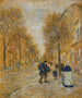 Eine Straße in Asnières - Jean - François Raffalli — Ansicht des Kunstwerks