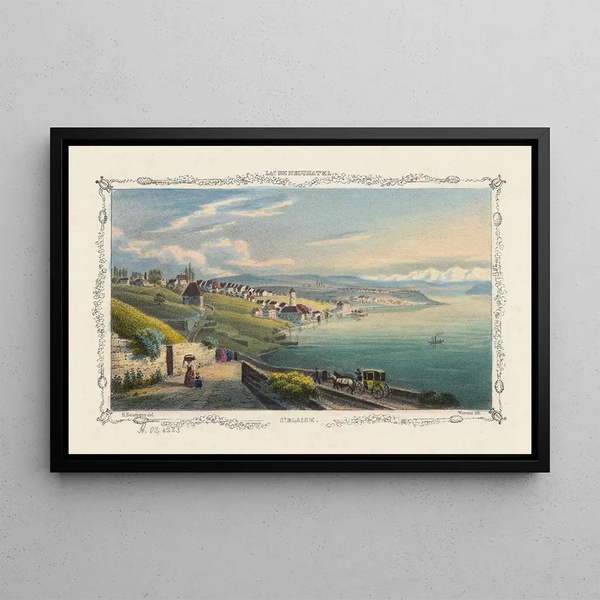 Jean Henri Baumann - Lac de Neuchatel St Blaise.webp