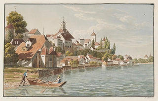 Jean Henri Baumann - Vue de Morat.webp