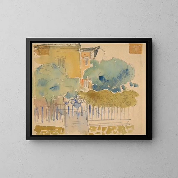 Landhaus - Jean Hippolyte Marchand — gerahmtes Bild an der Wand