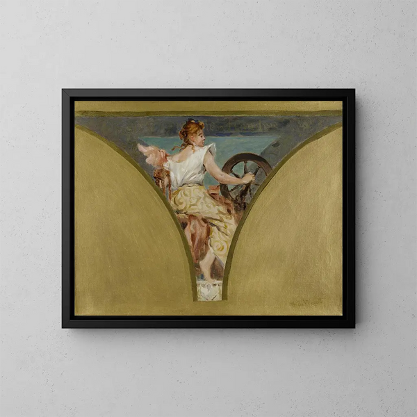La Tapisserie - Jean Joseph Weerts — gerahmtes Bild an der Wand