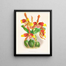 Odontoglossum grande - Jean Jules Linden — gerahmtes Bild an der Wand