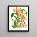 Odontoglossum luteopurpureum - Jean Jules Linden — gerahmtes Bild an der Wand