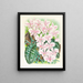 Phalaenopsis schilleriana - Jean Jules Linden — gerahmtes Bild an der Wand