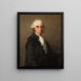 Portrait von Jean - Sylvain Bailly (1736 - 1793), Wissenschaftler und Politiker, Bürgermeister von Paris von 1789 bis 1791 - Jean Laurent Mosnier — gerahmtes Bild an der Wand