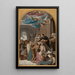 Saint Vincent de Paul, der die Lothringer nach dem Krieg von 1637 unterstützt - Jean Lecomte du Nouÿ — gerahmtes Bild an der Wand