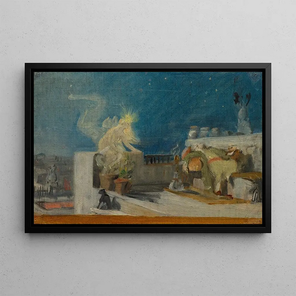 Skizze für den orientalischen Traum - Jean Lecomte du Nouÿ — gerahmtes Bild an der Wand