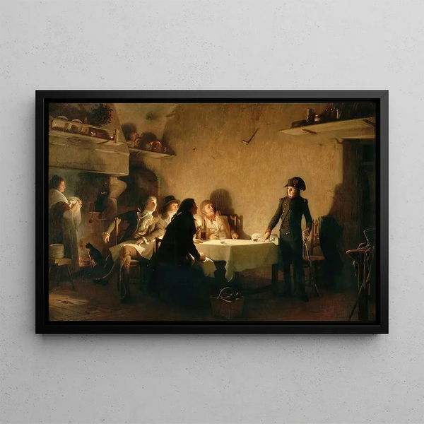 Le Souper de Beaucaire, 28 juillet 1793 - Jean Lecomte du Nouÿ — gerahmtes Bild an der Wand