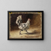 Huhn - Jean Lulvs — gerahmtes Bild an der Wand