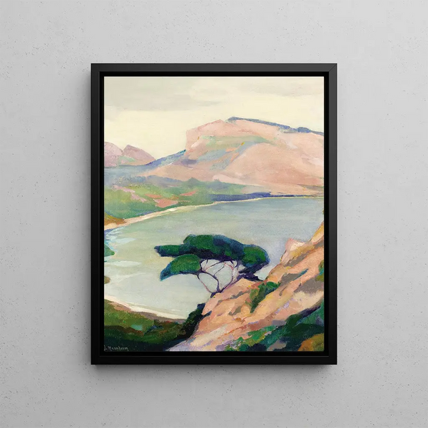 Côte du Carmel - Jean Mannheim — gerahmtes Bild an der Wand
