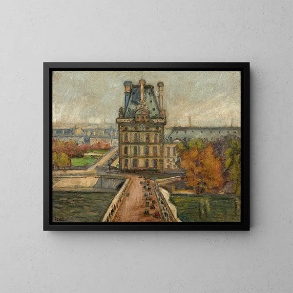 Pont du Carrousel - Jean Misceslas Peské — gerahmtes Bild an der Wand